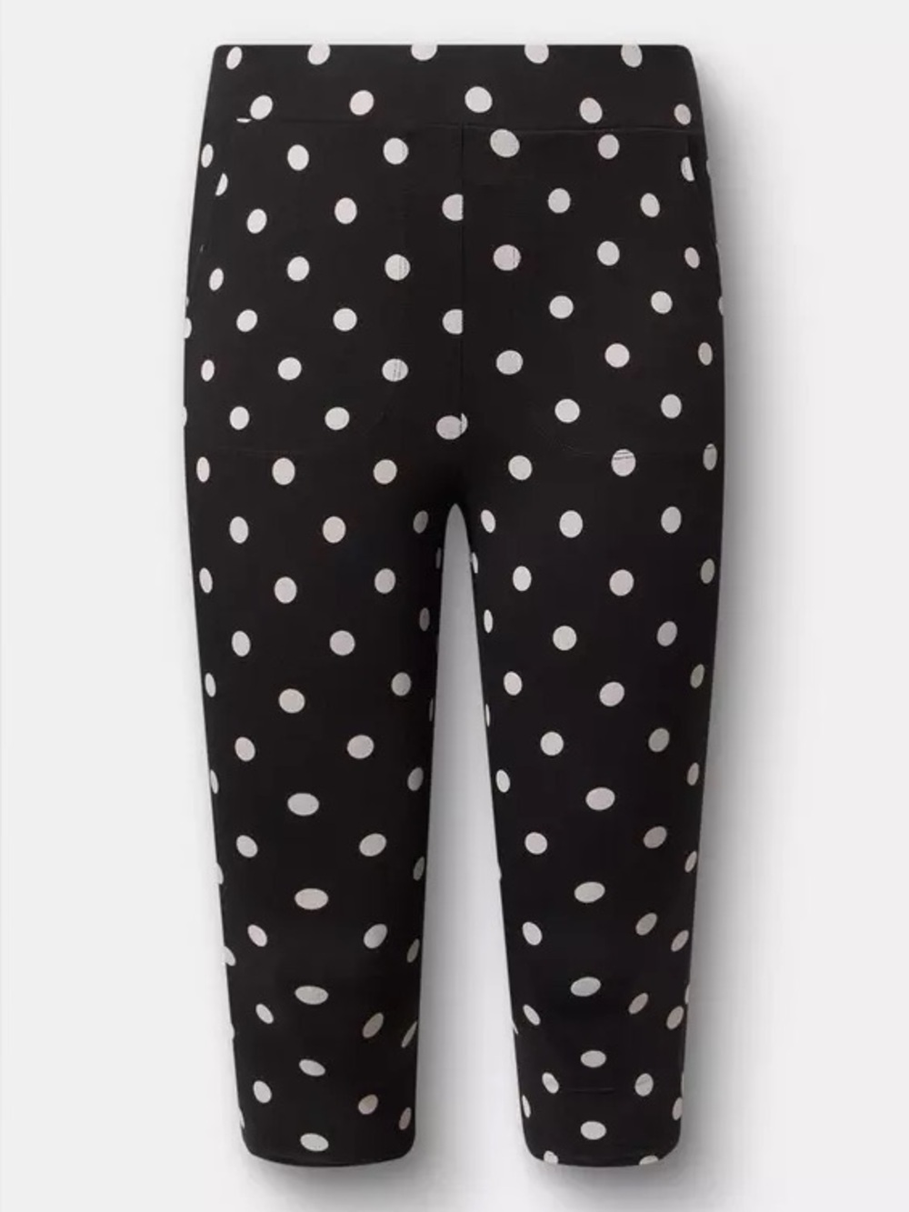 Torrid Pedal Pusher Pocket Leggings Size 1 Coasting Dots Black NWT